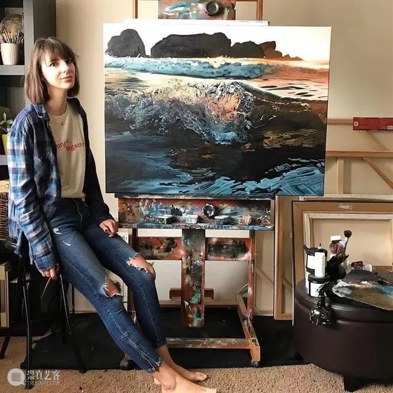 自学成才的“女海王” 海王 一个人 耐心 艺术家 简介 罗马尼亚 画家 加州 风景 肖像画 崇真艺客