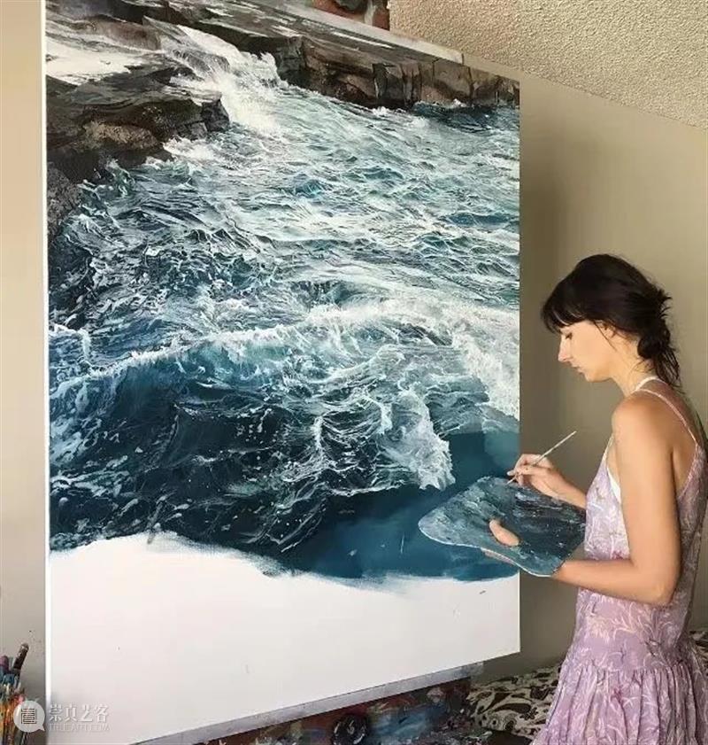 自学成才的“女海王” 海王 一个人 耐心 艺术家 简介 罗马尼亚 画家 加州 风景 肖像画 崇真艺客