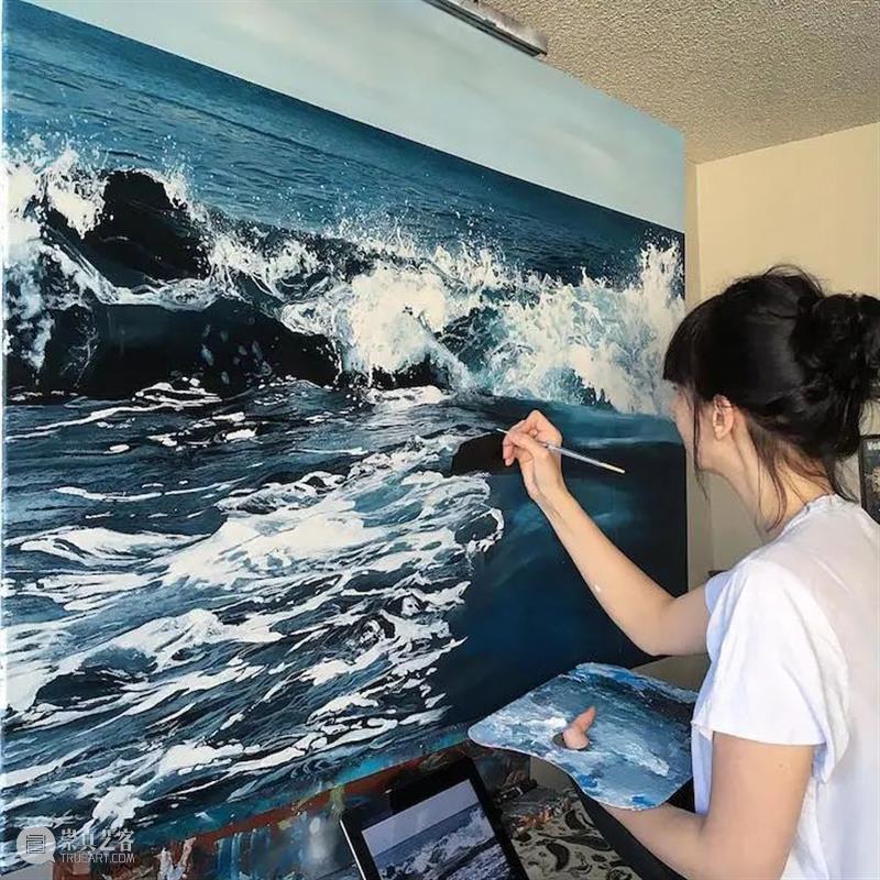 自学成才的“女海王” 海王 一个人 耐心 艺术家 简介 罗马尼亚 画家 加州 风景 肖像画 崇真艺客