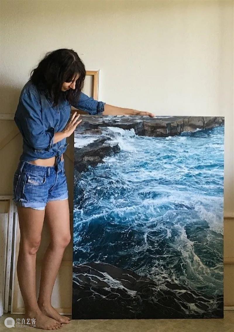 自学成才的“女海王” 海王 一个人 耐心 艺术家 简介 罗马尼亚 画家 加州 风景 肖像画 崇真艺客