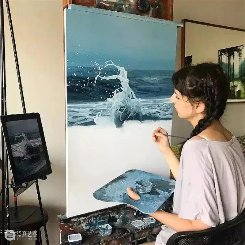 自学成才的“女海王” 海王 一个人 耐心 艺术家 简介 罗马尼亚 画家 加州 风景 肖像画 崇真艺客
