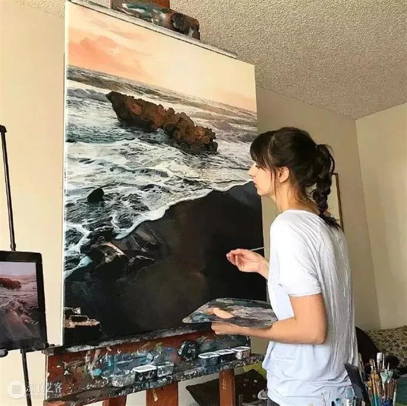 自学成才的“女海王” 海王 一个人 耐心 艺术家 简介 罗马尼亚 画家 加州 风景 肖像画 崇真艺客