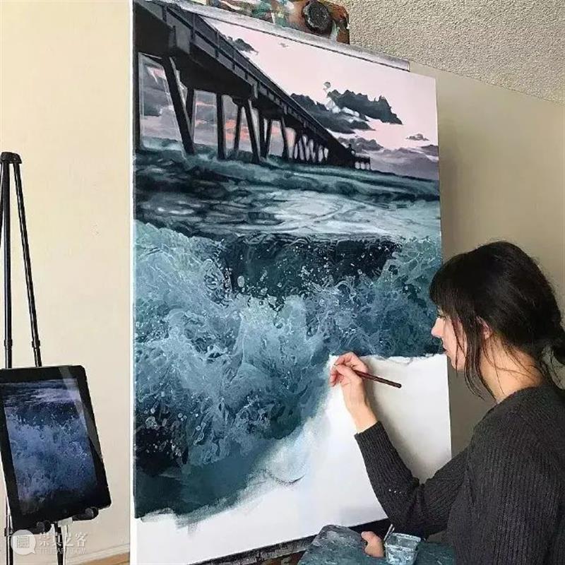 自学成才的“女海王” 海王 一个人 耐心 艺术家 简介 罗马尼亚 画家 加州 风景 肖像画 崇真艺客