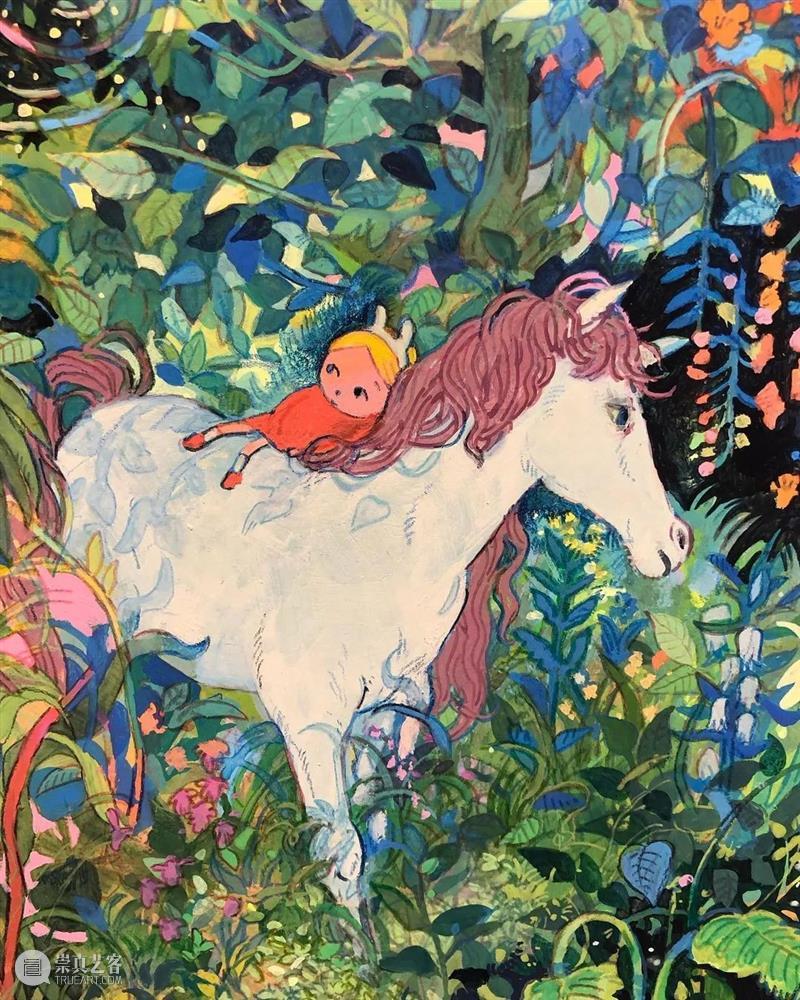 这位90后日本插画艺术家,用画笔描绘出了一个充满幻想诡秘的童话世界 ! 插画 90后 日本 艺术家 画笔 幻想 童话世界 美术生 心里 童话梦 崇真艺客