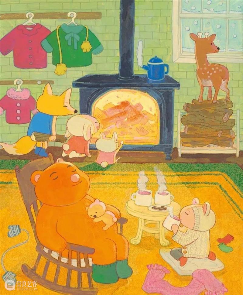 这位90后日本插画艺术家,用画笔描绘出了一个充满幻想诡秘的童话世界 ! 插画 90后 日本 艺术家 画笔 幻想 童话世界 美术生 心里 童话梦 崇真艺客