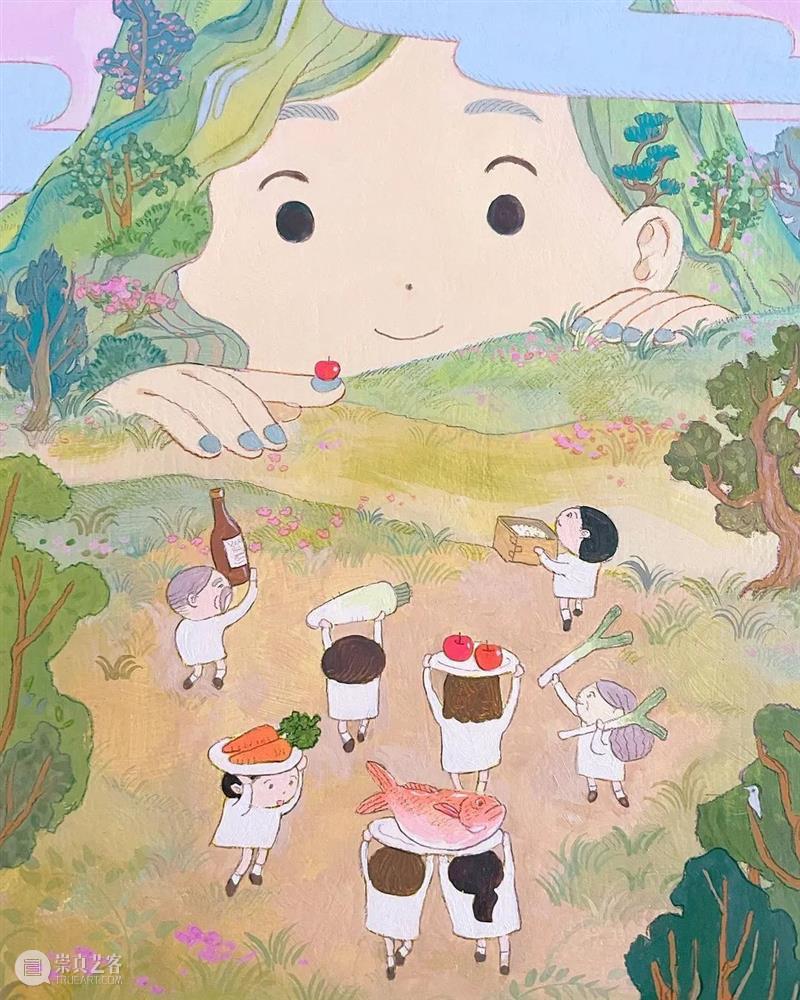这位90后日本插画艺术家,用画笔描绘出了一个充满幻想诡秘的童话世界 ! 插画 90后 日本 艺术家 画笔 幻想 童话世界 美术生 心里 童话梦 崇真艺客