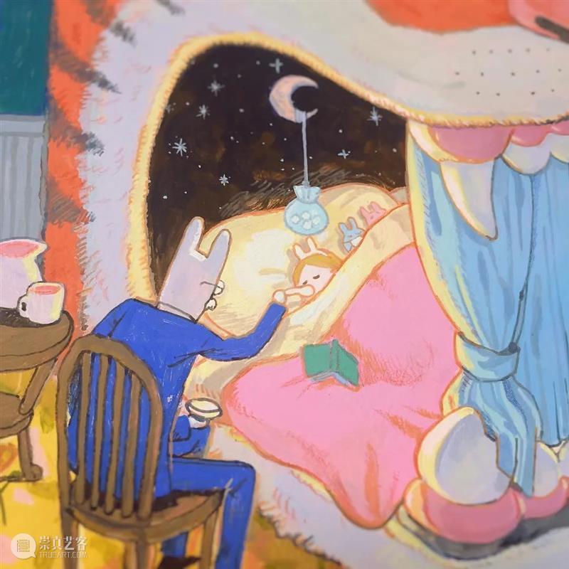 这位90后日本插画艺术家,用画笔描绘出了一个充满幻想诡秘的童话世界 ! 插画 90后 日本 艺术家 画笔 幻想 童话世界 美术生 心里 童话梦 崇真艺客