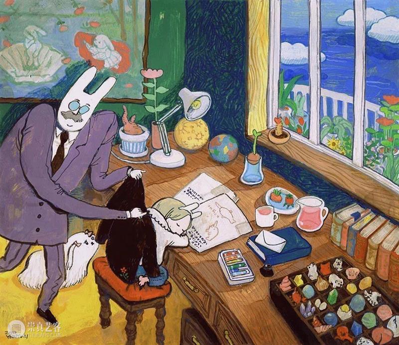 这位90后日本插画艺术家,用画笔描绘出了一个充满幻想诡秘的童话世界 ! 插画 90后 日本 艺术家 画笔 幻想 童话世界 美术生 心里 童话梦 崇真艺客