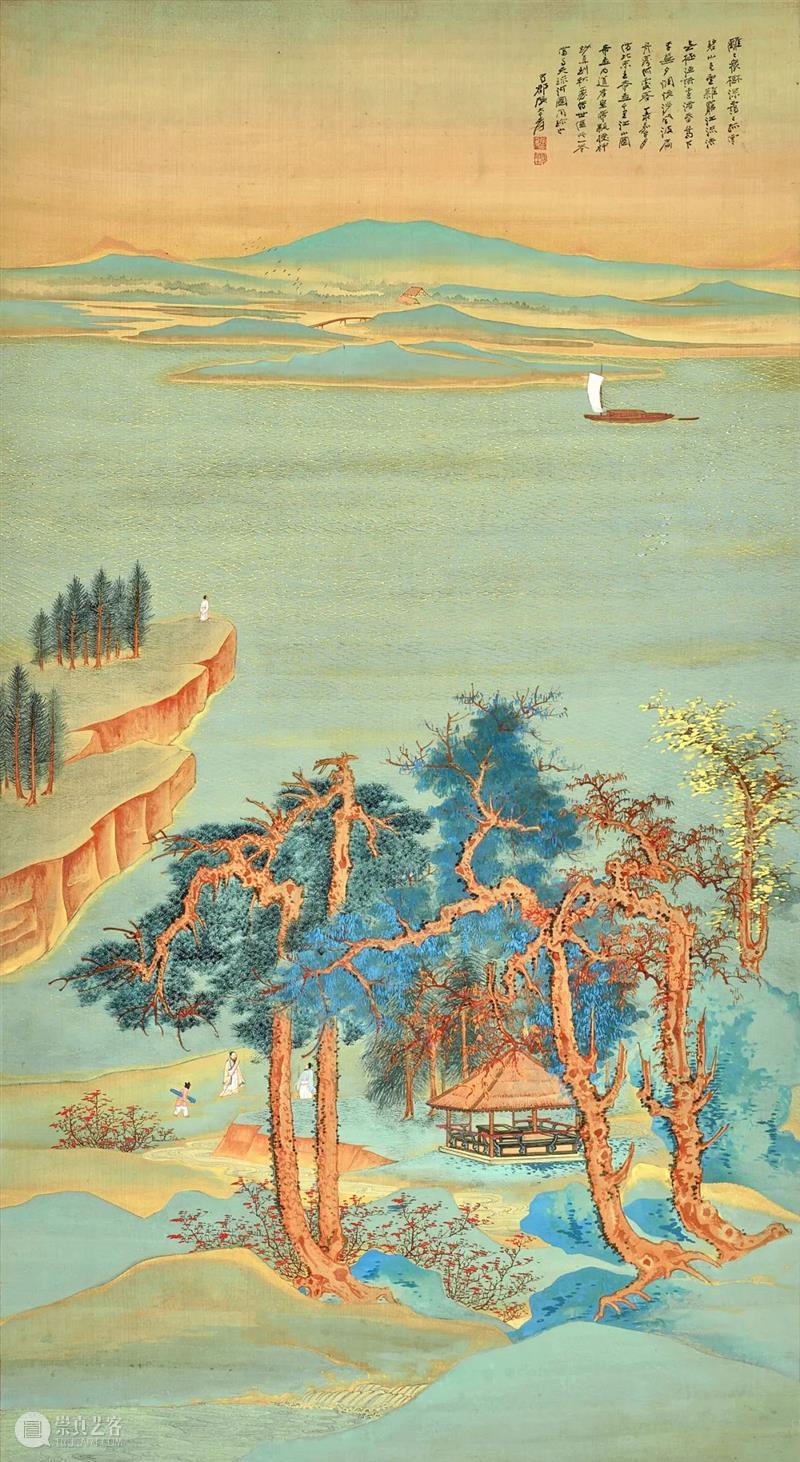 张大千剧迹〈仿王希孟千里江山图〉 睽违近四十载   再度曝光 张大千 王希孟 千里江山图 苏富比 中国 书画 拍品 内地 预展 作品 崇真艺客