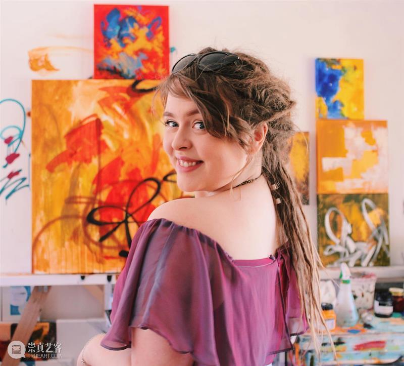 生活是一场冒险，我们周围充满灵感 生活 周围 灵感 艺术家 简介 澳大利亚 Tahlia Stanton 表现主义 画家 崇真艺客