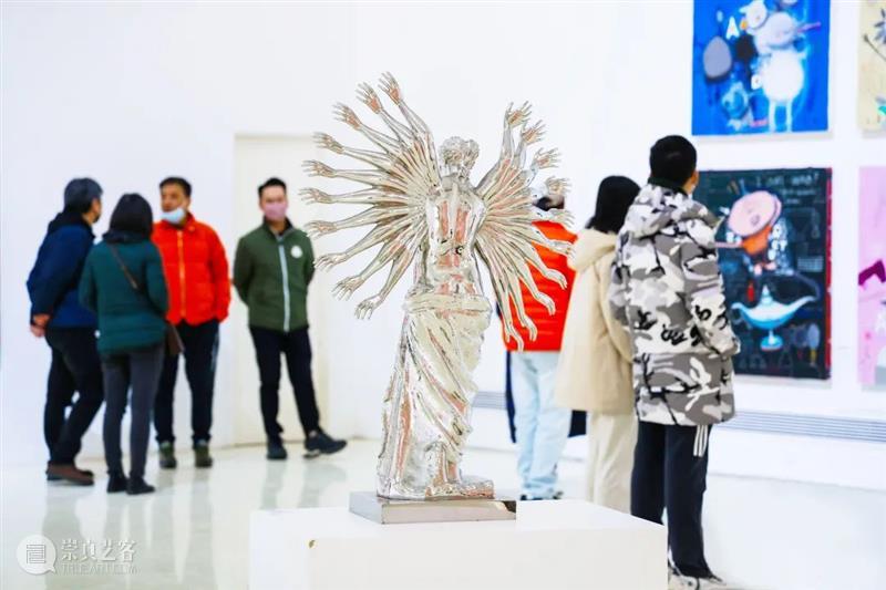 展览现场 |「Artplus时代」当代艺术联展开幕 Artplus 时代 艺术 现场 悦·美术馆 中心 新锐 艺术家 装置 雕塑 崇真艺客