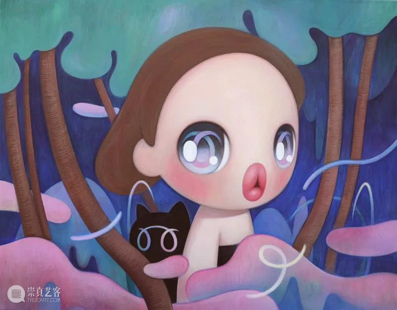 对话 | 刘泡泡:童心比野心更难得 刘泡泡 童心 野心 ARTIST LIU 画中 大眼睛 力量 BYPAOPAOn.01 艺术家 崇真艺客