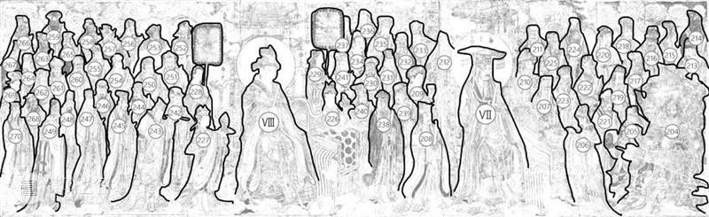 永乐宫三清殿壁画人物身份详解 永乐宫 壁画 三清殿 人物 身份 古代 杰作 无极殿 朝元图 重点 崇真艺客