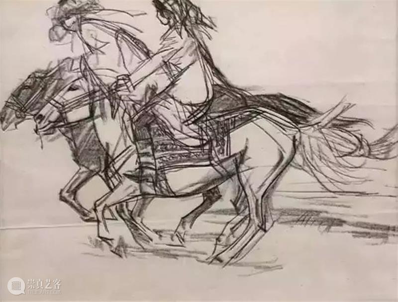 他的速写，影响国人半个世纪 速写 国人 黄胄 对象 形神 结构 特点 小稿 把手 阶段 崇真艺客