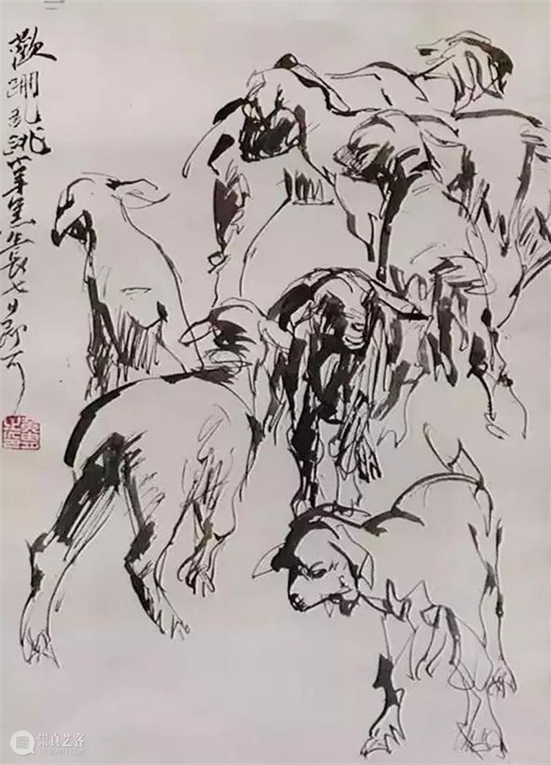 他的速写，影响国人半个世纪 速写 国人 黄胄 对象 形神 结构 特点 小稿 把手 阶段 崇真艺客