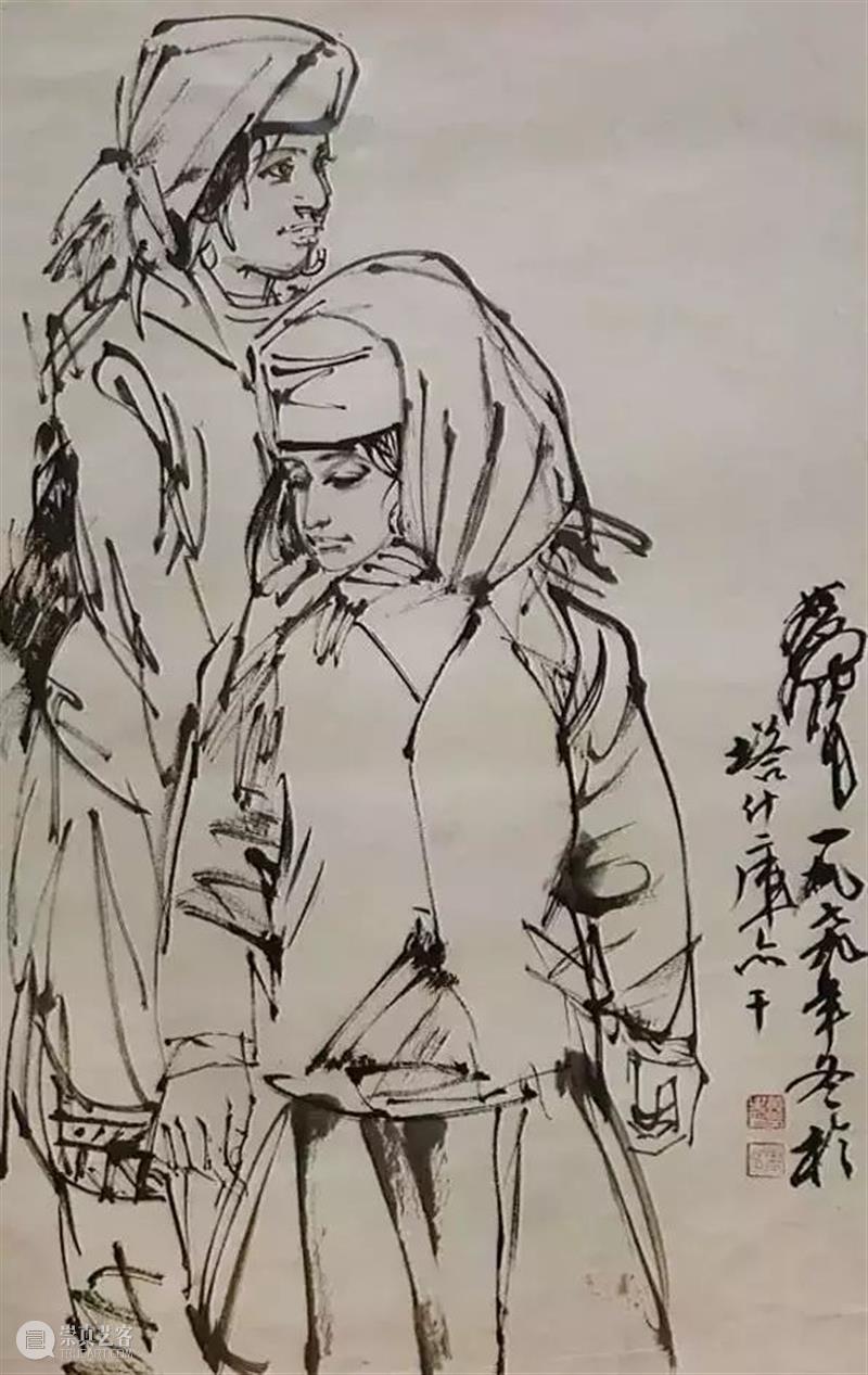 他的速写，影响国人半个世纪 速写 国人 黄胄 对象 形神 结构 特点 小稿 把手 阶段 崇真艺客