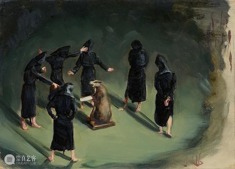 今日生日｜米凯尔·博伊曼斯（Michaël Borremans） 米凯尔·博伊曼斯 Micha Borremans 生日 上图 习作 亚麻布 油画 厘米 中后期 崇真艺客