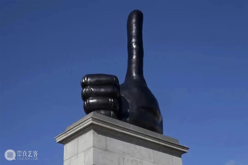 伦敦特拉法加广场的第四基座 崇真艺客