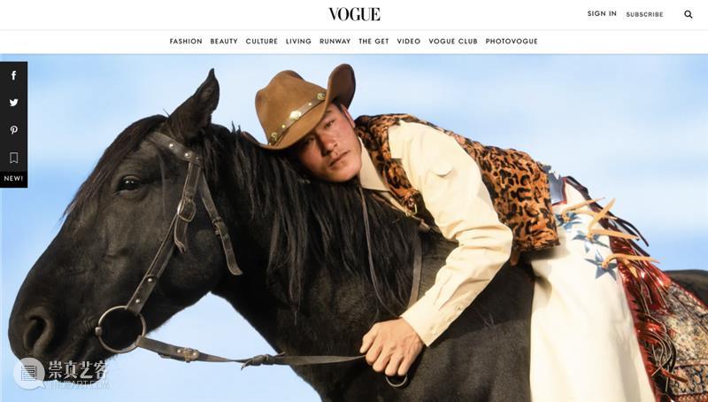 VOGUE五月刊｜马海伦向世界传递她的“新疆美学” 崇真艺客