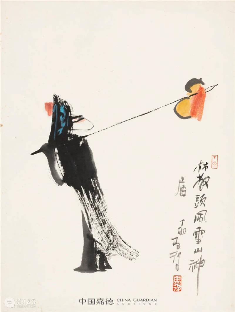 E-BIDDING 第38期丨棹雪扫花——高马得绘画 崇真艺客