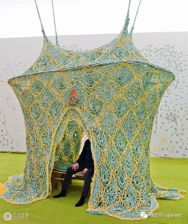 Ernesto Neto奢华的钩针艺术装置 崇真艺客