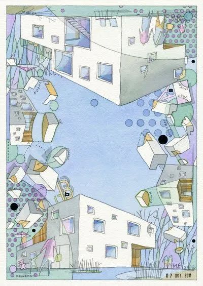巴迪、皮亚诺等建筑师，是如何通过手绘表达空间体验感？ 崇真艺客