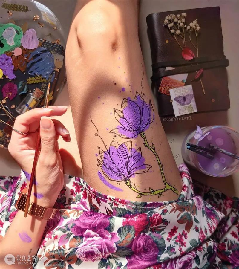 当她掀开裙子露出大腿,被惊艳到了 崇真艺客