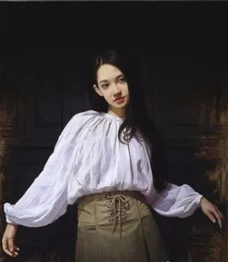 日本画家小森隼人的超写实女性油画,自然文雅,美上天际! 崇真艺客