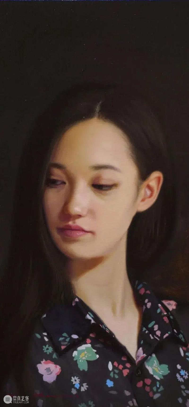 日本画家小森隼人的超写实女性油画,自然文雅,美上天际! 崇真艺客