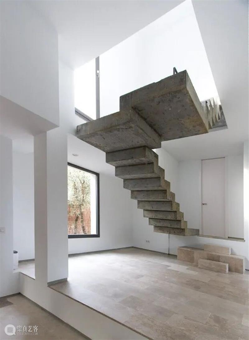 混凝土、木材、钢铁和玻璃：如何选择楼梯材质？ 崇真艺客