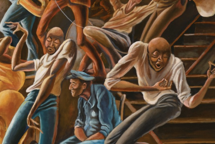 流淌着汗水的黝黑皮肤 映照出灯球下狂欢的舞步 | 国家美术·关注 视频资讯 | 崇真艺客