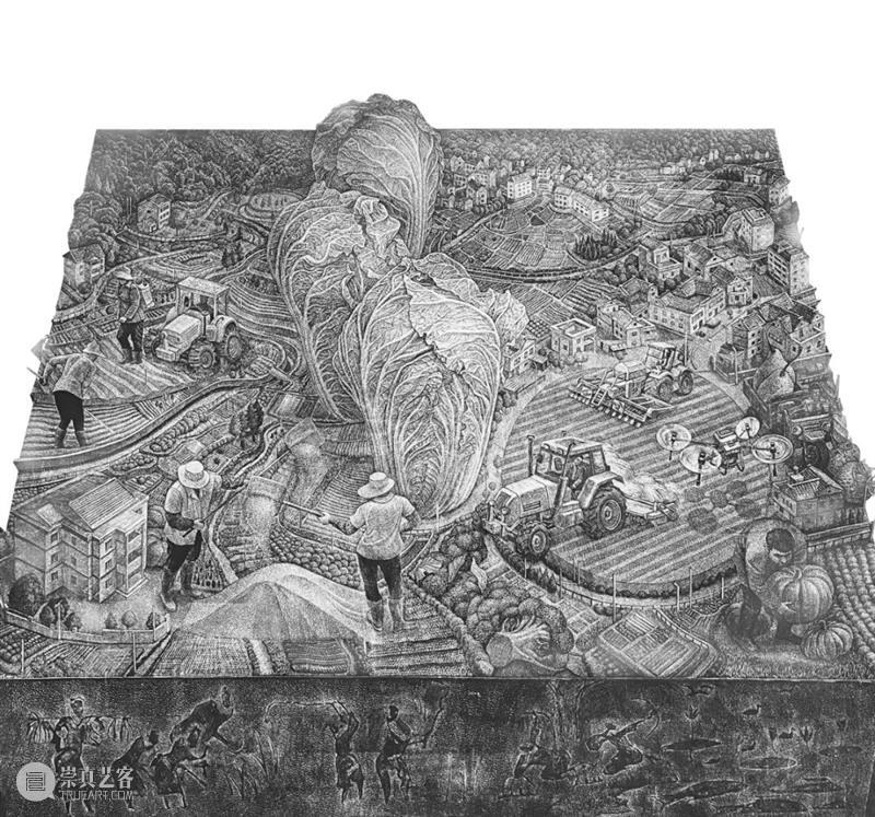 展品推介 |喜迎二十大 壮美新画卷——乡村振兴·美丽乡村主题美术作品展(专题创作) 崇真艺客