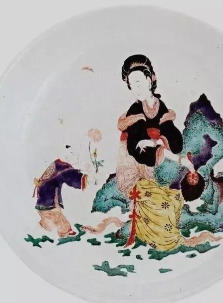 清代瓷器上的画中仙 崇真艺客