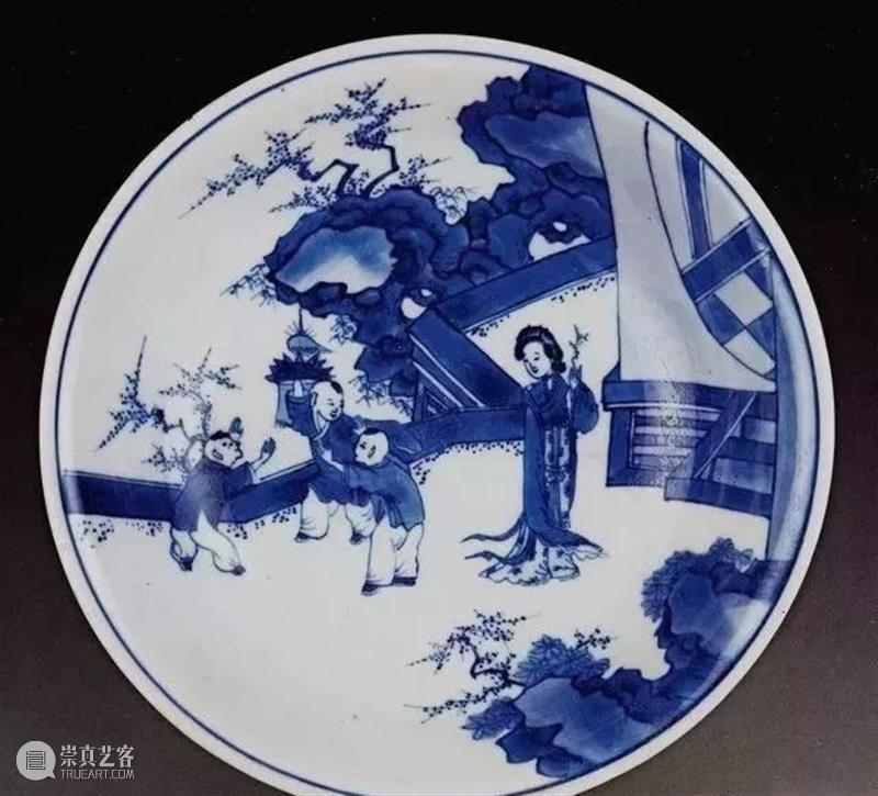 清代瓷器上的画中仙 崇真艺客