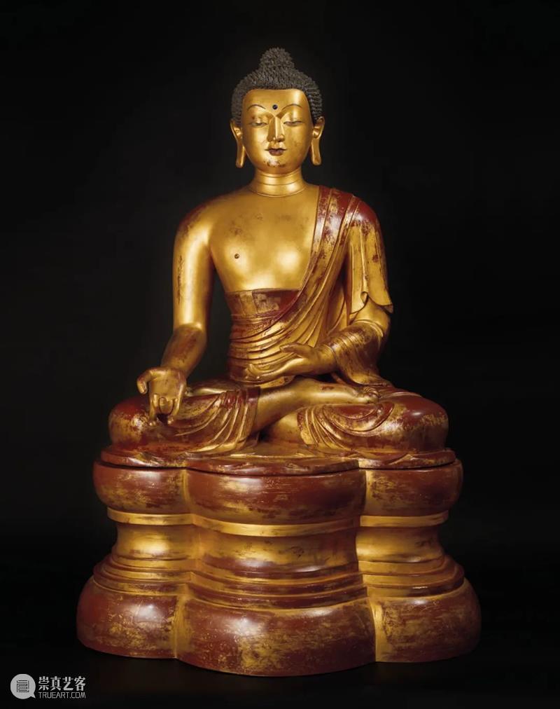 天价成交的造像：清十八世纪御制木胎漆金药师佛坐像 崇真艺客