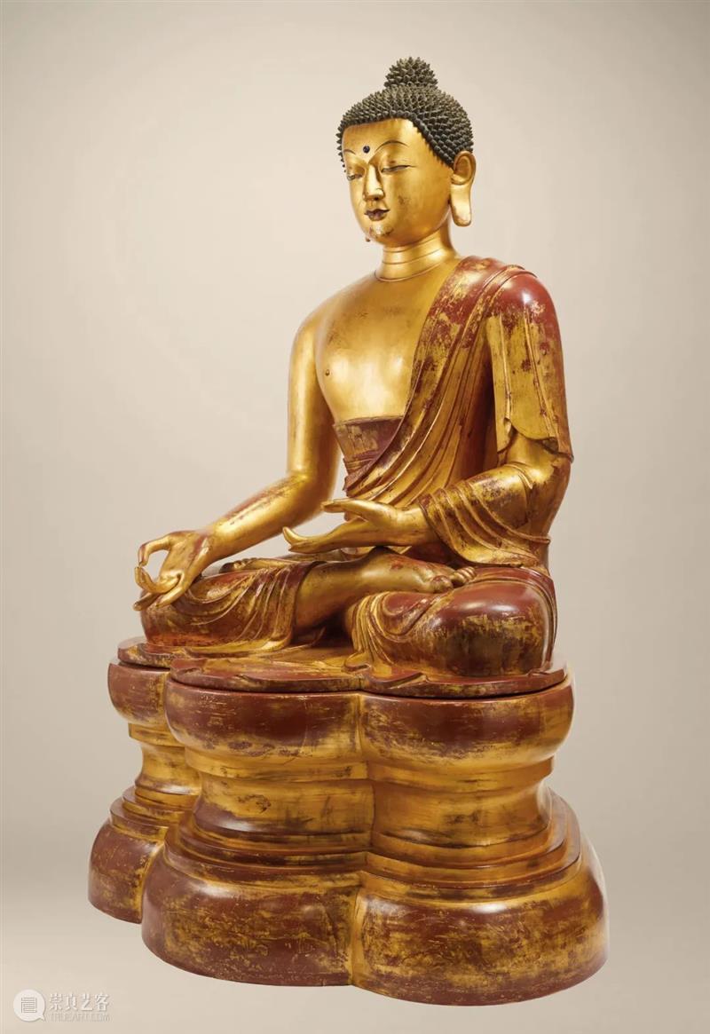 天价成交的造像：清十八世纪御制木胎漆金药师佛坐像 崇真艺客
