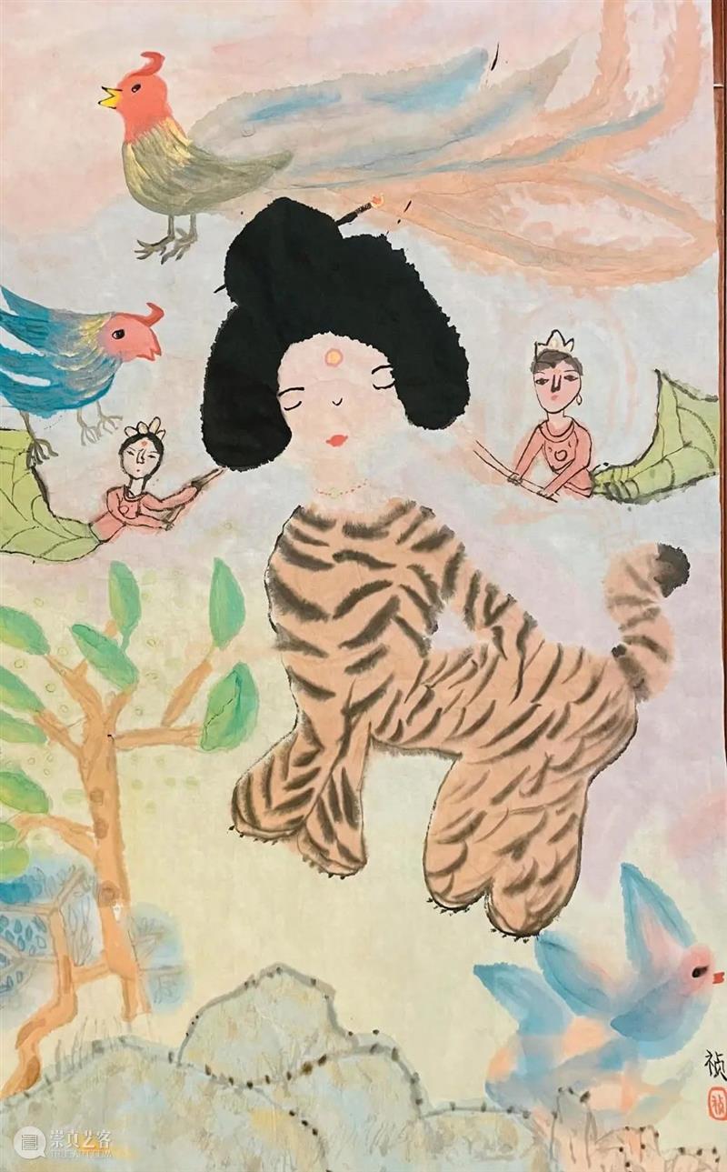 【中华艺术宫 | 活动】“创世神话 ·童画中华”优秀作品云上分享第一期,插上想象的翅膀 崇真艺客