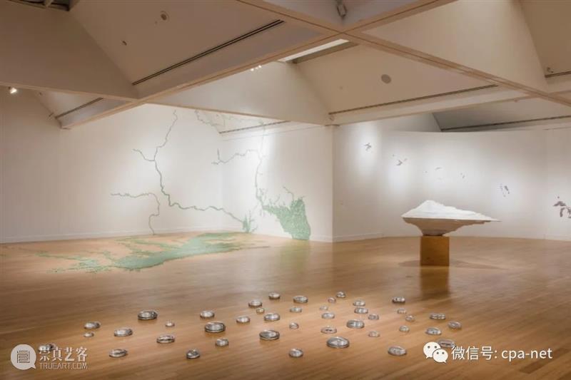 Maya Lin 庞大的装置中涟漪的水的珍贵 崇真艺客