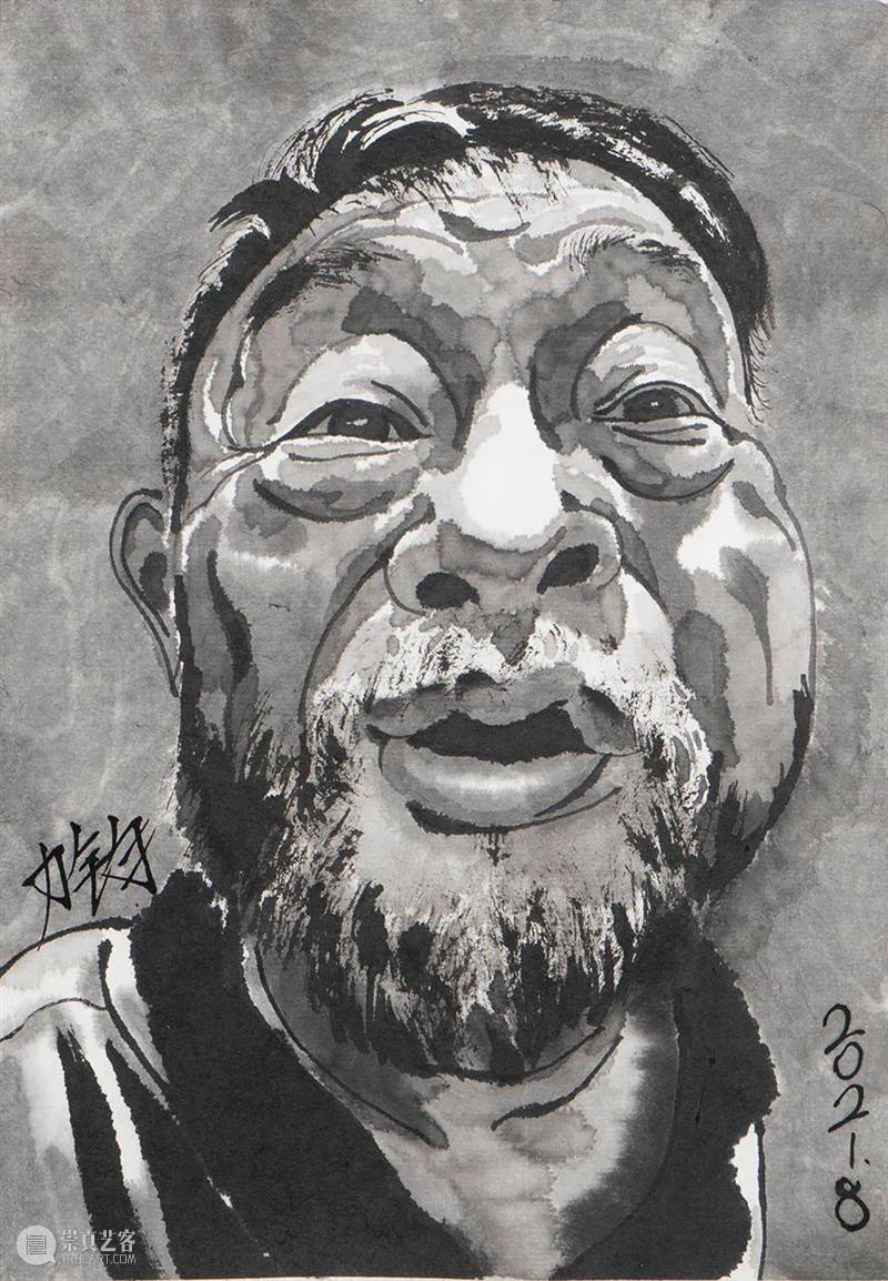 方力钧水墨 | 宏大背后的情怀——李津看方力钧的水墨世界 崇真艺客