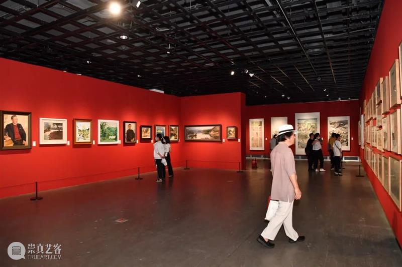 “奋进新时代 建设新天堂”杭州市喜迎二十大书画篆刻作品展亮相浙江美术馆 崇真艺客
