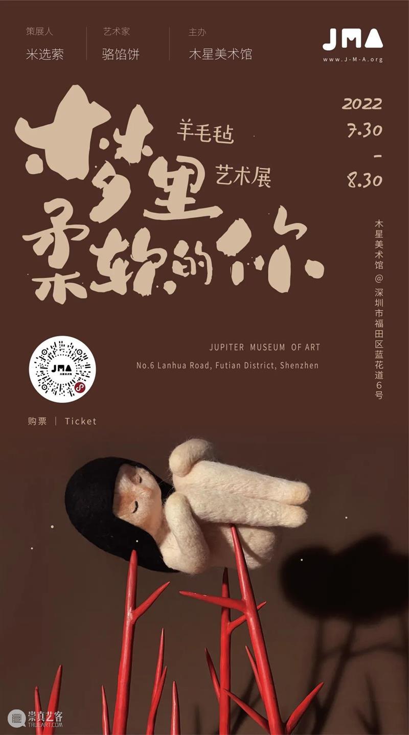 #新展预告｜《梦里柔软的你》羊毛毡艺术展 崇真艺客
