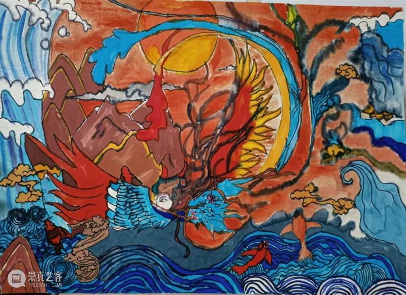 【中华艺术宫 | 活动】“创世神话 ·童画中华”优秀作品云上分享第三期，这里有多姿多彩的神话故事 崇真艺客