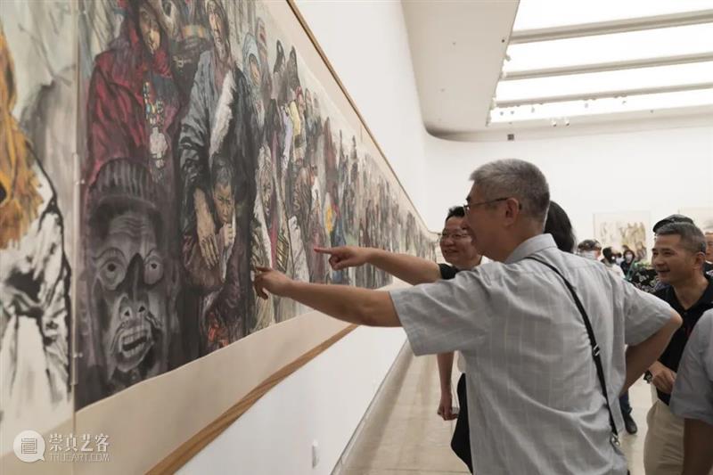 “阳光史诗——梁平波作品捐赠展”开幕 崇真艺客