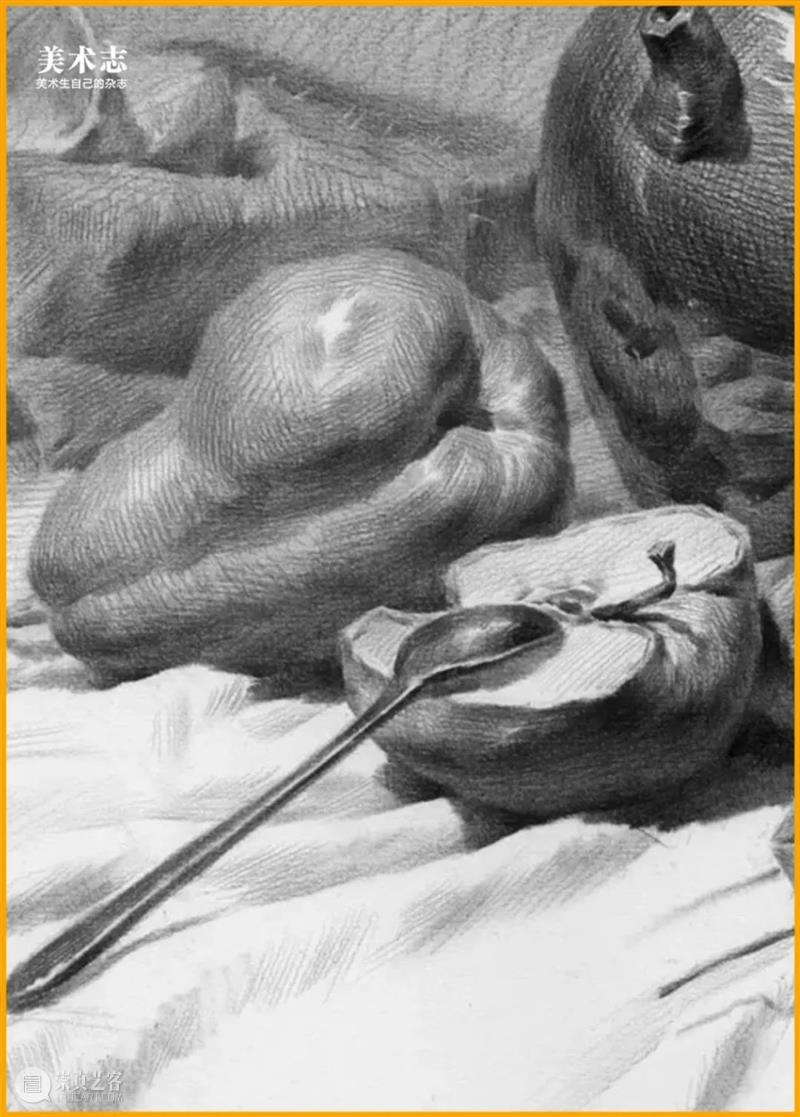 【素描静物】中主体物有什么作用?要如何画?安排时一定要合理 ! 崇真艺客
