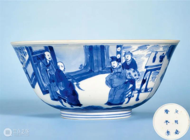 磁臻【5】康熙青花碗、盘、杯内所“装盛”的精神食粮 | 佳期·孟秋 崇真艺客