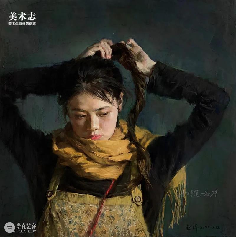 他是国内色粉画的传播先锋，笔下的少女清纯动人，让无数人倾心 ！ 崇真艺客