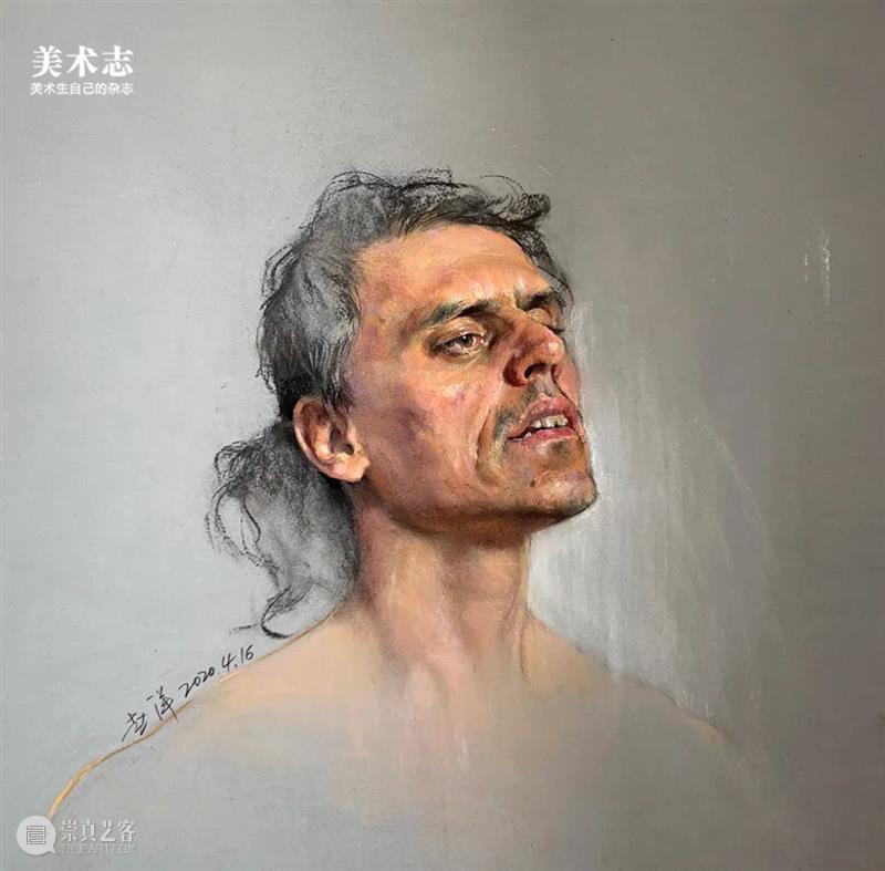 他是国内色粉画的传播先锋，笔下的少女清纯动人，让无数人倾心 ！ 崇真艺客