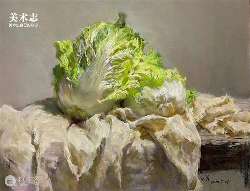他是国内色粉画的传播先锋，笔下的少女清纯动人，让无数人倾心 ！ 崇真艺客