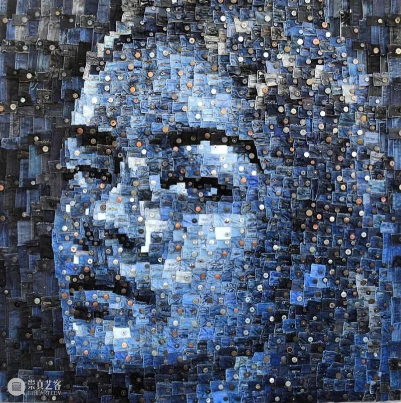 她把废弃的牛仔裤,做成了一件件高格调的艺术品 崇真艺客