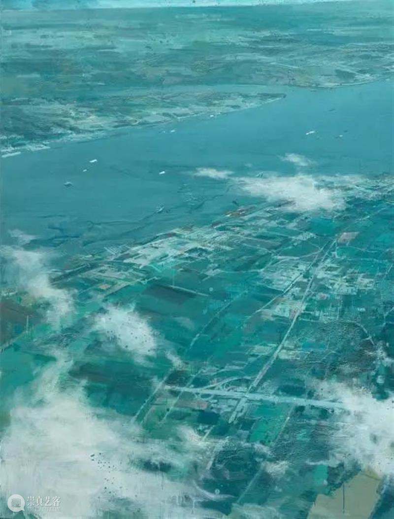 【中华艺术宫 | 每日一画】李向阳《饮水思源  ——记青草沙原水水源地工程》 崇真艺客